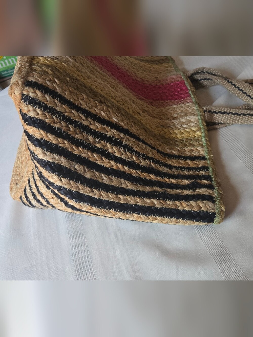 NEW Made In India Large Open Tote - Picture 6 of 8